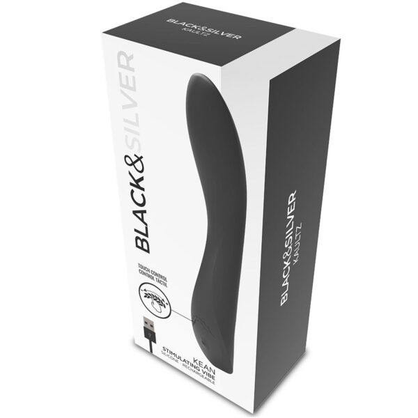 Black & Silver Kean — G-Spot Vibrator, Rechargeable — G-Spot Vibrators — view 9