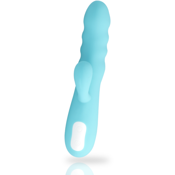 Mia Eiffel — Rabbit Vibrator, Waterproof, Turquoise — G-Spot Vibrators — view 5