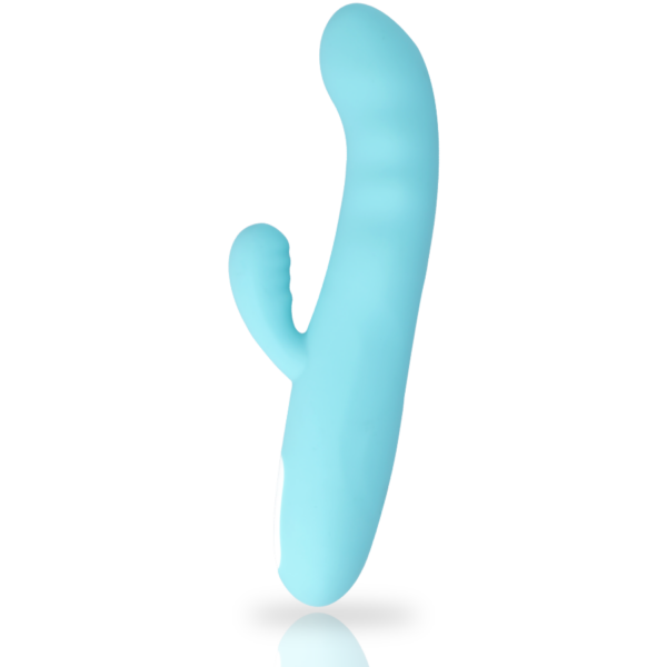 Mia Eiffel — Rabbit Vibrator, Waterproof, Turquoise — G-Spot Vibrators — view 2