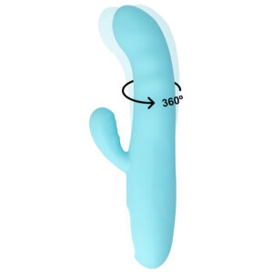 Mia Eiffel — Rabbit Vibrator, Waterproof, Turquoise — G-Spot Vibrators — view 4