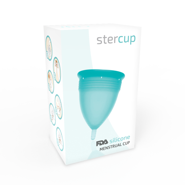 Stercup — Menstrual Cup, Silicone, Size S, Aquamarine — Menstrual Cups — view 3