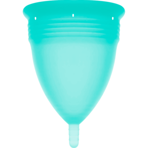 Stercup — Menstrual Cup, Silicone, Size S, Aquamarine — Menstrual Cups