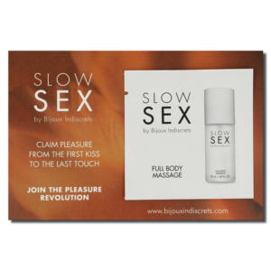 Bijoux Slow Sex Full Body Single Dose — Massage Gel, 2 ml — Body Massage Oils