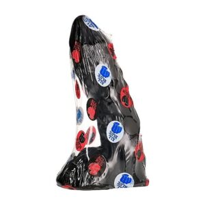 All Black Veined — Dildo, 23 cm, Black — Dildos — view 2
