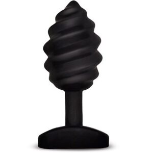 G-vibe Gplug Twist — Vibrating Butt Plug, Rechargeable, Black — Anal