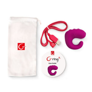 G-vibe Gring XL — Finger Vibrator, Waterproof, Sweet Raspberry — Clitoral Stimulators — view 2