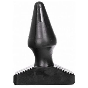 All Black Cone — Butt Plug, 16 cm — Anal — view 3