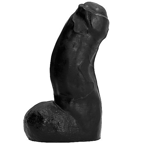 All Black Dong — Realistic Dildo, 17 cm — Anal — view 3