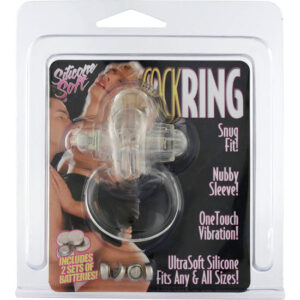 Seven Creations — Vibrating Cock Ring, Transparent — Cock Rings — view 2