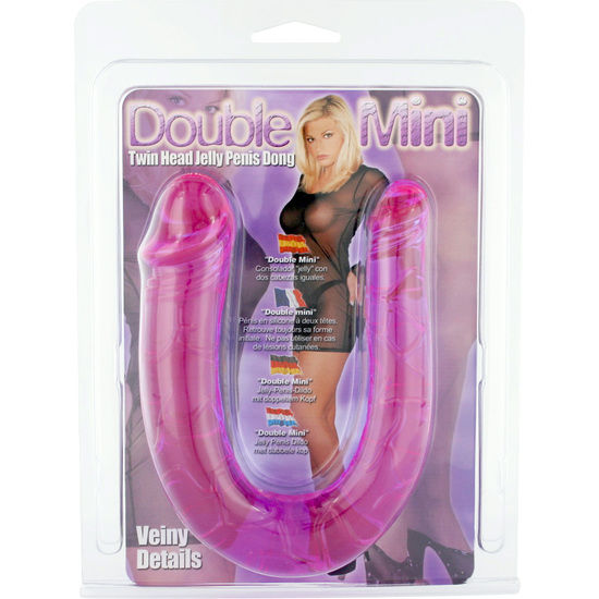 Seven Creations — Double-Ended Dildo, 30 cm, Jelly — Dildos — view 2