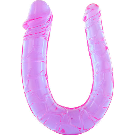 Seven Creations — Double-Ended Dildo, 30 cm, Jelly — Dildos