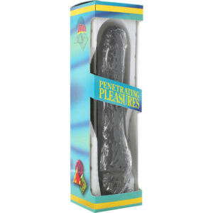 Seven Creations Vinyl P-Shape — Realistic Vibrator, 20 cm, Black — Realistic Vibrators — view 2