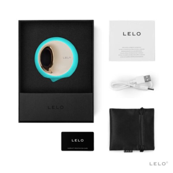LELO Ora 3 — Tongue Vibrator, Silicone, Aqua Green — Clitoral Stimulators — view 4