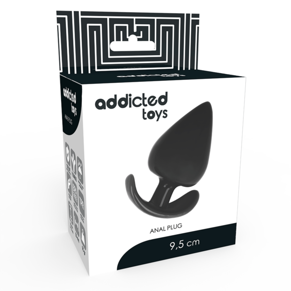 Addicted Toys — Butt Plug, 9.5 cm, Black — Anal — view 5