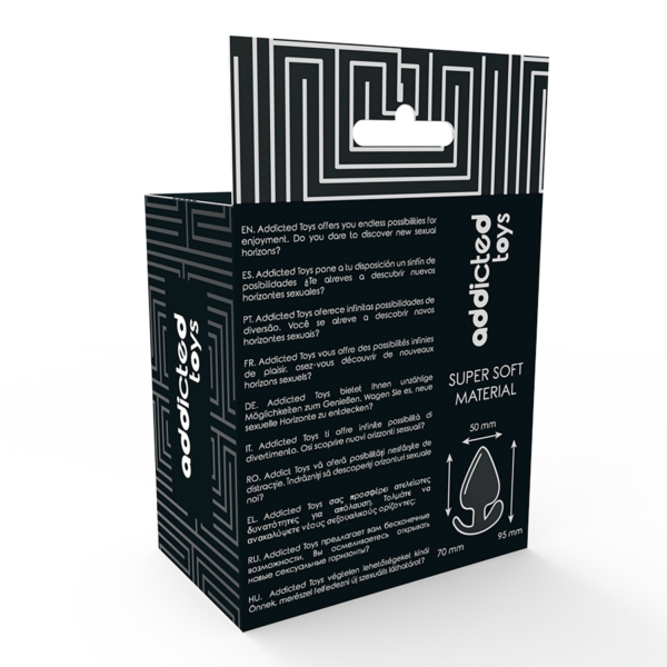 Addicted Toys — Butt Plug, 9.5 cm, Black — Anal — view 4