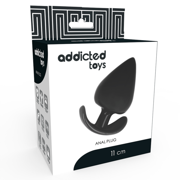 Addicted Toys — Butt Plug, 11 cm, Black — Anal — view 3