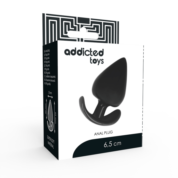 Addicted Toys — Butt Plug, 6.5 cm, Black — Anal — view 3