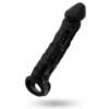 Addicted Toys Dong — Penis Extension Sleeve, Black — Penis Accessories
