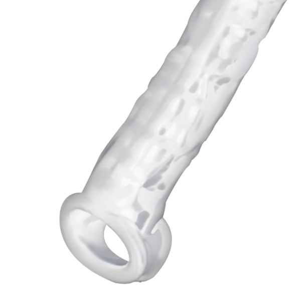 Addicted Toys Dong — Penis Extension Sleeve, Transparent — Penis Accessories — view 7