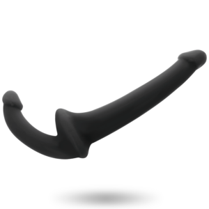 Addicted Toys — Strapless Strap-On, Black — Double Penetration Strap-Ons — view 4