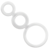 Addicted Toys Triple — Cock Ring, Transparent — Classic Cock Rings