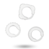 Addicted Toys — Cock Ring Set, Clear — Classic Cock Rings