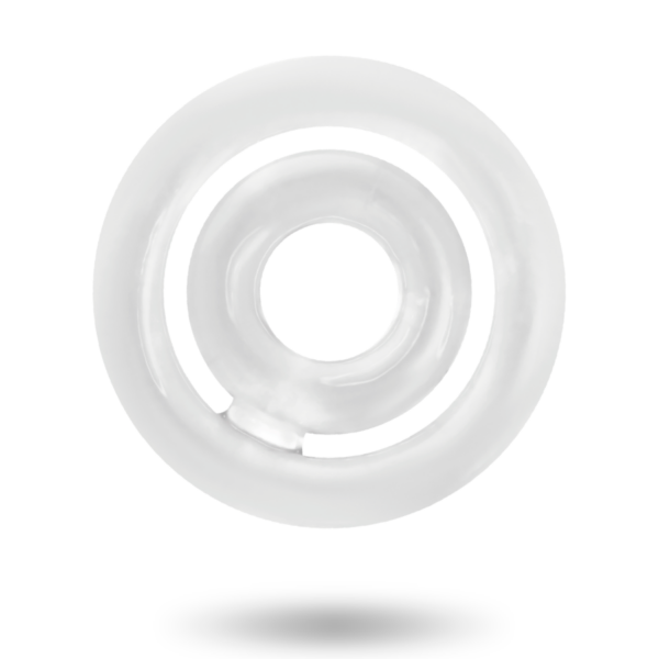Addicted Toys Potenz — Cock Ring Set, Clear — Classic Cock Rings — view 2