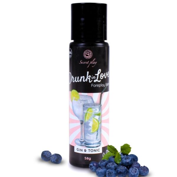 Secretplay Drunk in Love Gin and Tonic — Edible Lube, 60 ml — Flavored Lubricants