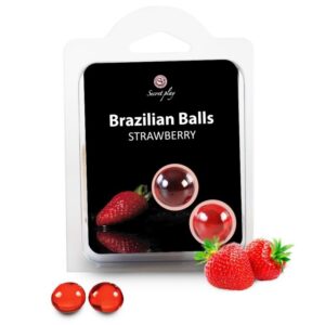 Secretplay Strawberry — Brazilian Balls, 2 Pack