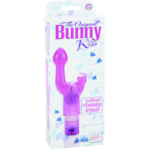 CalExotics Bunny Kiss — Rabbit Vibrator, Waterproof, Pink — G-Spot Vibrators — view 2