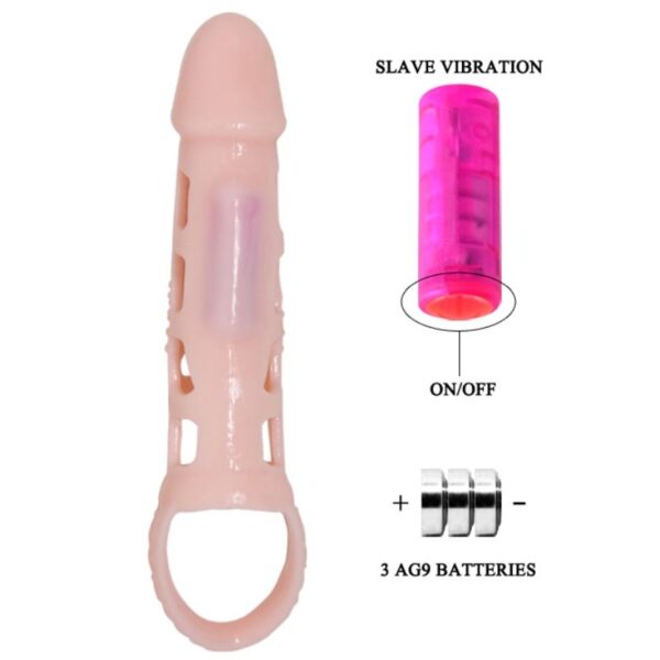 Baile Natural Strap — Vibrating Penis Sleeve — Penis Accessories — view 4