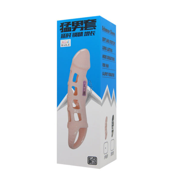 Baile Natural Strap — Vibrating Penis Sleeve — Penis Accessories — view 7