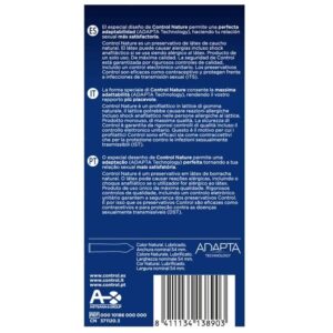 Control Adapta Nature — Condoms, 12 Pack — Classic Condoms — view 2