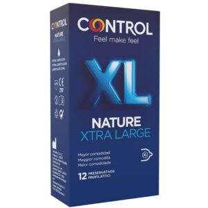 Control Adapta Nature XL — Large Condoms, 12 Pack — Classic Condoms