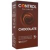 Control Adapta Chocolate — Flavoured Condoms, 12 Pack — Condom Multipacks