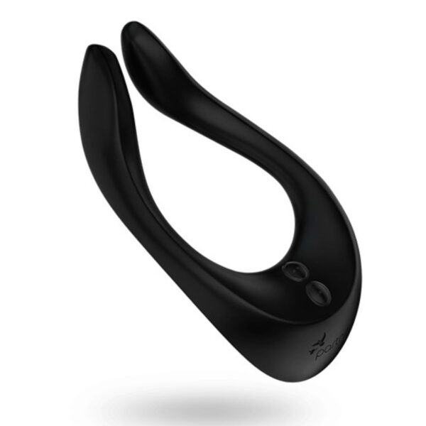 Satisfyer Partner Multifun 2 — Couples Vibrator, Black — Clitoral Stimulators — view 3