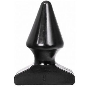 All Black Cone — Butt Plug, 17 cm — Anal — view 2