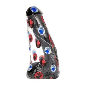 All Black Wavy — Realistic Dildo, 23 cm — Anal — view 2