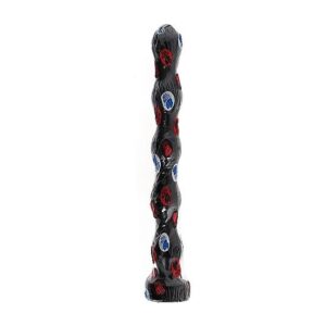 All Black Beaded — Butt Plug, 42 cm — Anal — view 3