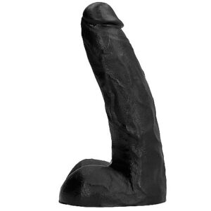 All Black Veined — Dildo, 22 cm — Dildos — view 3