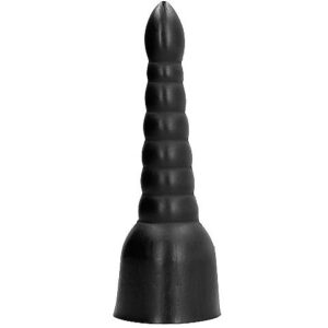 All Black Layered — Dildo, 34 cm, Black — Anal — view 2