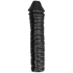 All Black Ribbed — Dildo, 38 cm — Dildos — view 2