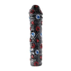 All Black Ribbed — Dildo, 38 cm — Dildos — view 3
