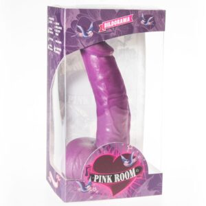 Pink Room Connor — Realistic Dildo, Suction Cup, 16 cm, Purple — Dildos — view 2