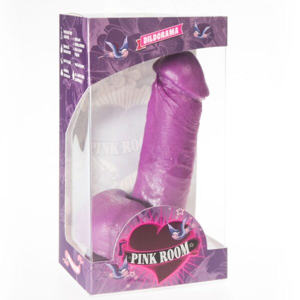 Pink Room Nao — Realistic Dildo, Suction Cup, 16 cm, Purple — Dildos — view 2