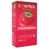 Control Adapta Strawberry — Flavoured Condoms, 12 Pack — Condom Multipacks