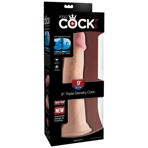 King Cock Plus Triple Density — Realistic Dildo, 23 cm — Dildos — view 6