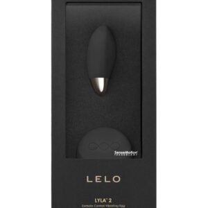 LELO Lyla 2 Insignia — Vibrating Egg, Remote Control, Black — Remote Control Vibrators — view 3