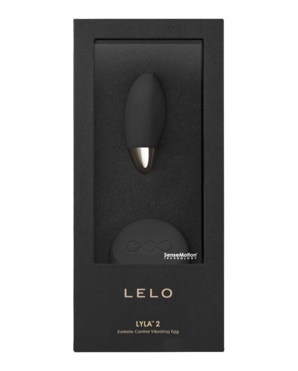 LELO Lyla 2 Insignia — Vibrating Egg, Remote Control, Black — Remote Control Vibrators — view 3
