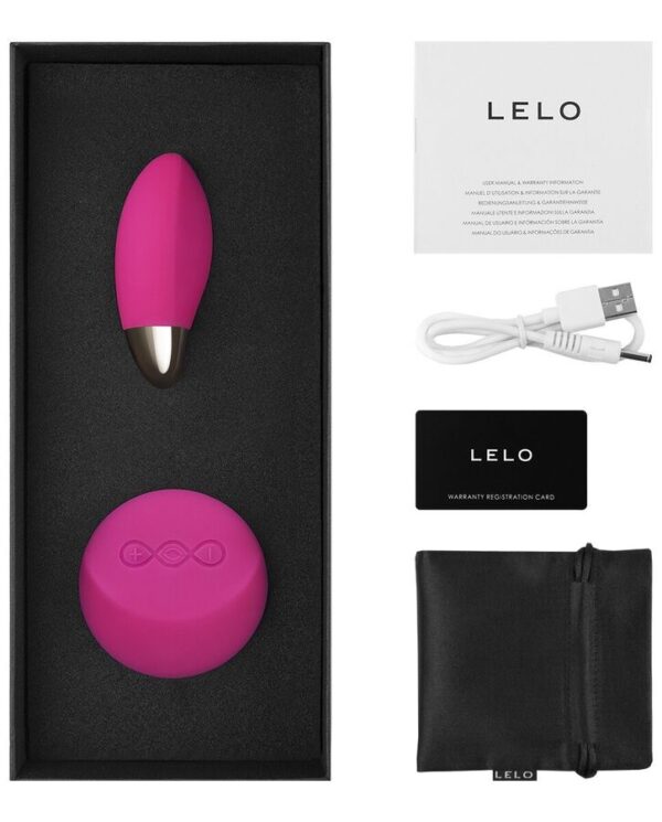 LELO Lyla 2 Insignia — Vibrating Egg, Remote Control, Fuchsia — Remote Control Vibrators — view 3